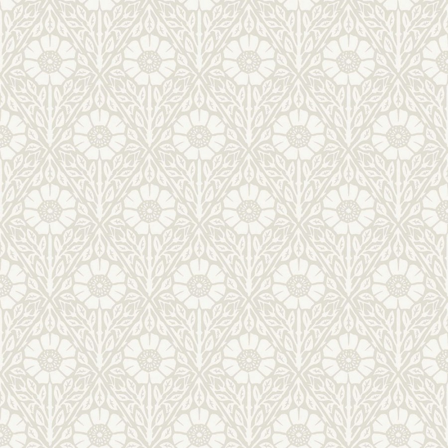 Vliesová tapeta na zeď, šedo-bílá, květiny, 5815, Nordic Folk, Borastapeter - Vliesové tapety