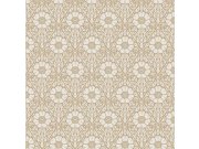 Vliesová tapeta na zeď, béžová, květiny, 5814, Nordic Folk, Borastapeter