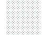 Tapety Yara Tapety dle materiálu Vliesové tapety - Vliesová tapeta na zeď, bílo-modrá, květiny, 5810, Nordic Folk, Borastapeter Vliesová tapeta na zeď, bílo-modrá, květiny, 5810, Nordic Folk, Borastapeter