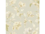 Vliesová tapeta na zeď, šedá, květiny, 122769, Laura Ashley Signature
