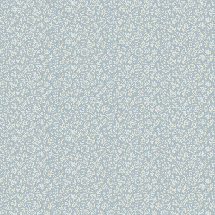 Vliesová květinová tapeta na zeď, modro-bílá, 121078, Laura Ashley 3, Laura Ashley Signature