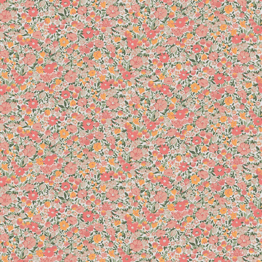 Vliesová květinová tapeta na zeď, růžová, 121076, Laura Ashley 3, Laura Ashley Signature - Vliesové tapety