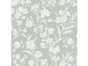 Vliesová tapeta na zeď, zelená, květiny, 119855, Laura Ashley 3, Laura Ashley Signature