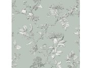 Vliesová tapeta na zeď, zelená, větvičky, 113345, Laura Ashley Signature