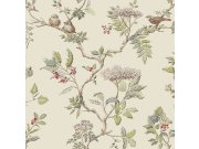 Vliesová tapeta na zeď, krémová, větvičky 113346, Laura Ashley Signature