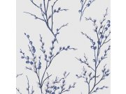 Vliesová tapeta na zeď, bílá, větvičky, 113360, Laura Ashley Signature