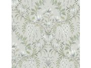 Tapety Yara Tapety dle materiálu Vliesové tapety - Vliesová tapeta na zeď, šedá, květiny 113406, Laura Ashley Signature Vliesová tapeta na zeď, šedá, květiny 113406, Laura Ashley Signature