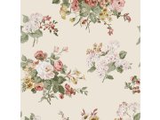 Vliesová tapeta na zeď, krémová, květiny 114897 Laura Ashley 2, Laura Ashley Signature