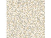 Vliesová tapeta na zeď, okrová, květiny, LD3020, Little Dreamers, Grandeco