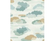 Dětská vliesová tapeta na zeď, mráčky, LD2009, Little Dreamers, Grandeco