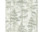 Vliesová tapeta na zeď, zelená, stromy, les, 38766, Borosan Hem, Borastapeter