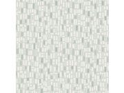 Geometrická vliesová tapeta na zeď, šedo-zelená, 38762, Borosan Hem, Borastapeter