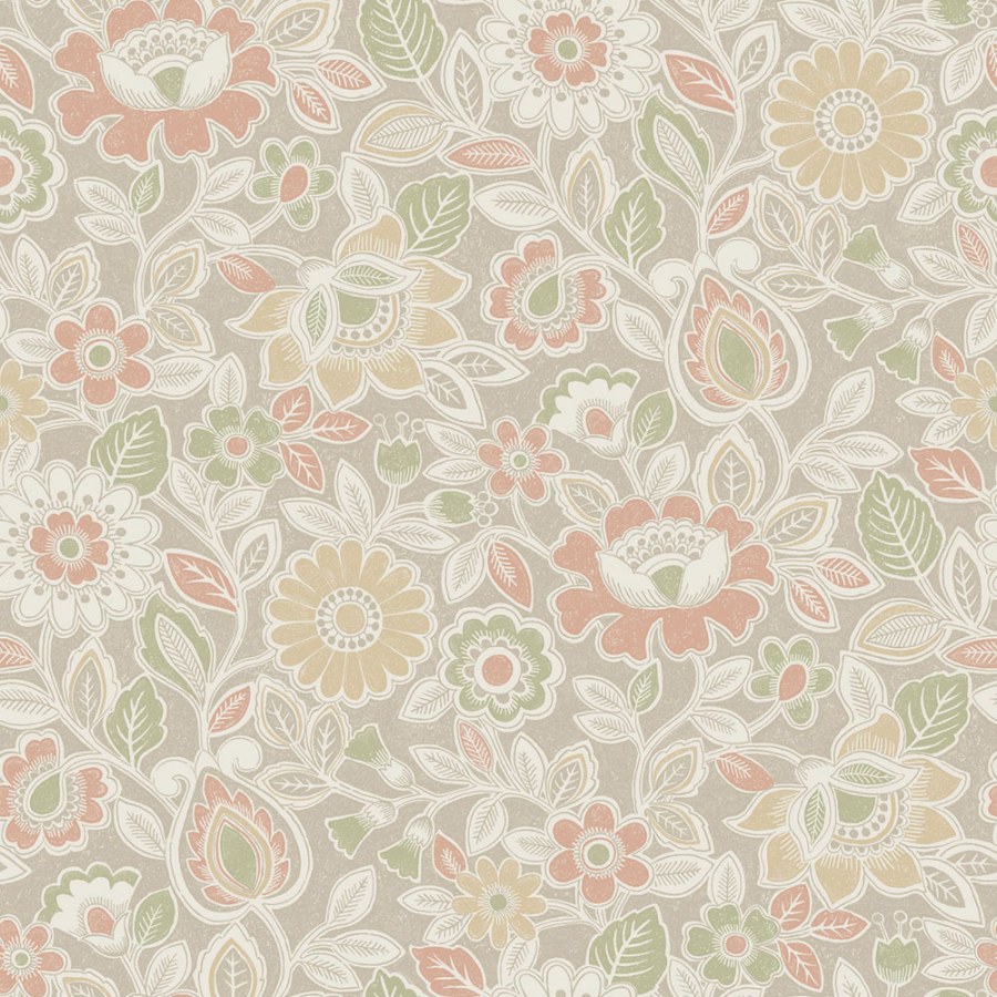 Vliesová tapeta na zeď, béžová, květiny, 38761, Borosan Hem, Borastapeter - Vliesové tapety