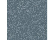 Vliesová tapeta na zeď, modrá, květiny, trávy, 38739, Borosan Hem, Borastapeter Tapety Yara - Borastapeter