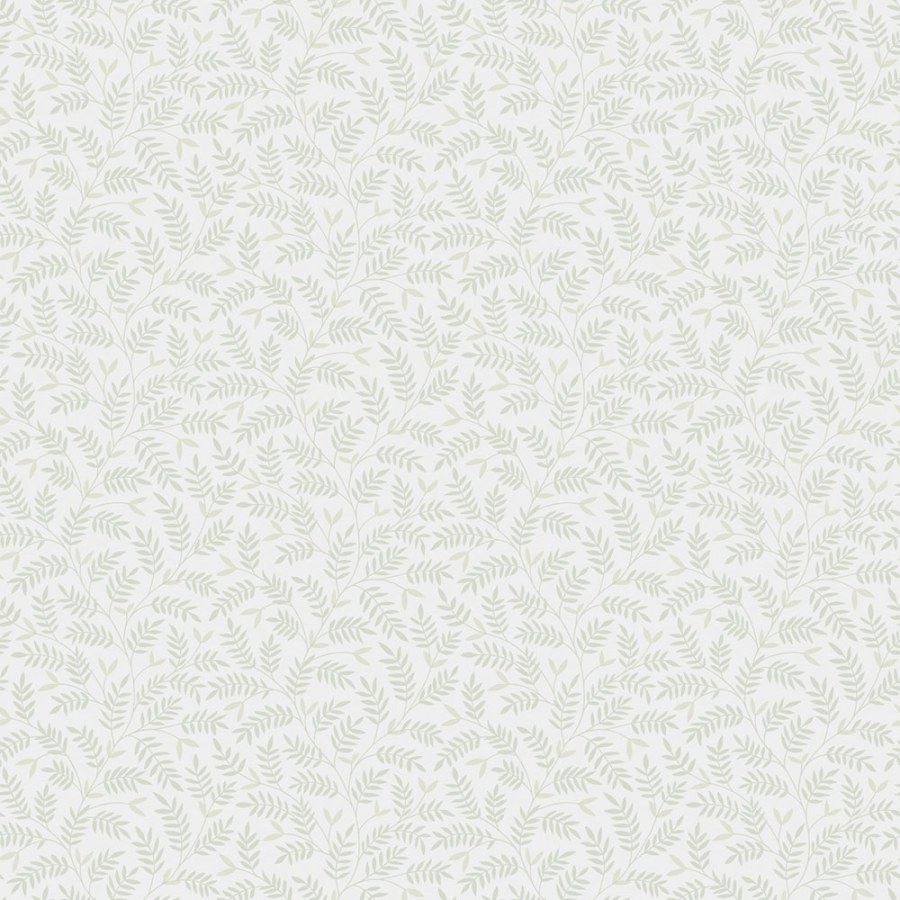 Vliesová tapeta na zeď, šedo-zelená, listy, 38733, Borosan Hem, Borastapeter - Vliesové tapety