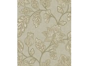 Vliesová tapeta na zeď, šedo-zelená, květiny, 350663, Amber, Eijffinger