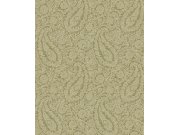 Vliesová tapeta na zeď, zelená, květiny, ornamenty, 350654, Amber, Eijffinger Tapety Yara - Eijffinger