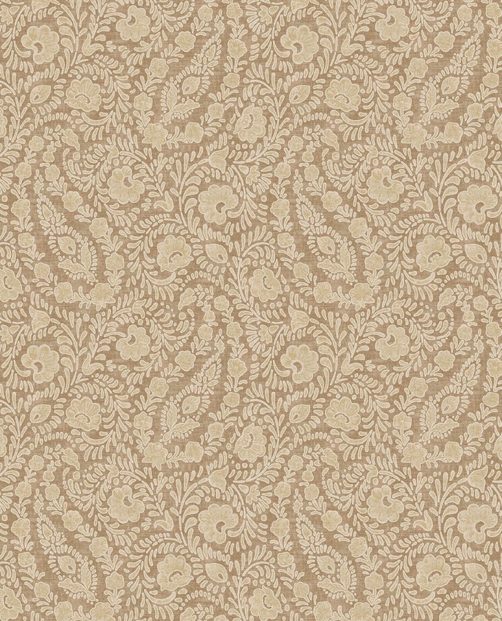 Vliesová tapeta na zeď, hnědá, květiny, ornamenty, 350652, Amber, Eijffinger