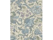 Vliesová tapeta na zeď, modro-zelená, květiny, 350645, Amber, Eijffinger