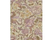 Vliesová tapeta na zeď, hnědo-fialová, květiny, 350644, Amber, Eijffinger