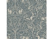 Tapety Yara Tapety dle materiálu Vliesové tapety - Vliesová tapeta na zeď, modrá, stromy, listy, zvířata, 2047, Icons, New Heritage, Borastapeter Vliesová tapeta na zeď, modrá, stromy, listy, zvířata, 2047, Icons, New Heritage, Borastapeter