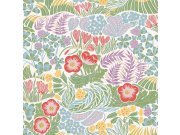 Vliesová tapeta na zeď, bílá, květiny, 4843, New Heritage, Borastapeter