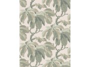 Tapety Yara Tapety dle materiálu Vliesové tapety - Vliesová tapeta na zeď, šedo-zelená, listy, 4841, New Heritage, Borastapeter Vliesová tapeta na zeď, šedo-zelená, listy, 4841, New Heritage, Borastapeter