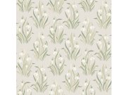 Vliesová tapeta na zeď, béžová, květiny, sněženky, 4835, New Heritage, Borastapeter