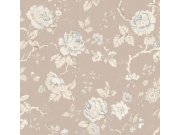 Vliesová tapeta na zeď, béžová, květiny, 4828, New Heritage, Borastapeter