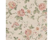 Tapety Yara Tapety dle materiálu Vliesové tapety - Vliesová tapeta na zeď, béžová, květiny, 4826, New Heritage, Borastapeter Vliesová tapeta na zeď, béžová, květiny, 4826, New Heritage, Borastapeter