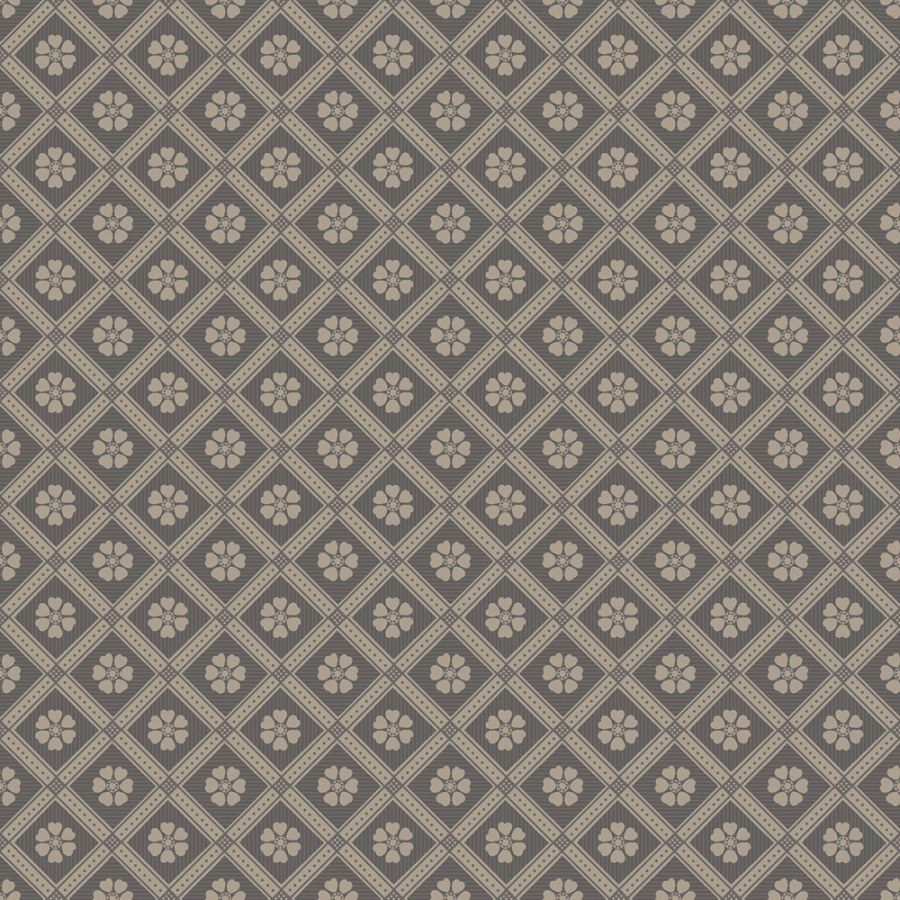 Tapety Yara - Tapety dle materiálu - Vliesové tapety - Vliesová tapeta na zeď, šedo-černá, květiny, 4821, New Heritage, Borastapeter Vliesová tapeta na zeď, šedo-černá, květiny, 4821, New Heritage, Borastapeter - Vliesové tapety