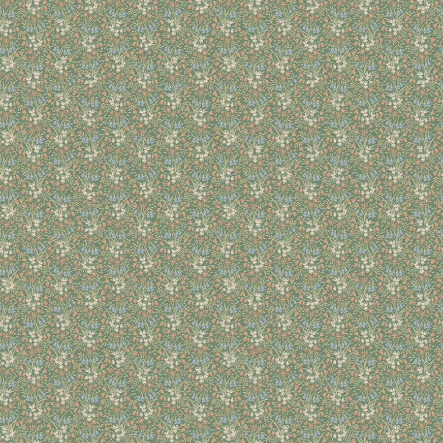 Vliesová tapeta na zeď, zelená, květiny, 4814, New Heritage, Borastapeter - Vliesové tapety