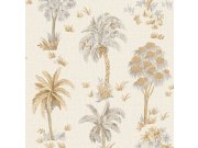 Luxusní vliesová tapeta na zeď, krémová, stromy, Z70710, Marrakech, Zambaiti Parati