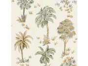 Luxusní vliesová tapeta na zeď, krémová, stromy, Z70706, Marrakech, Zambaiti Parati