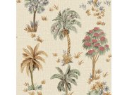 Luxusní vliesová tapeta na zeď, béžová, stromy, Z70701, Marrakech, Zambaiti Parati
