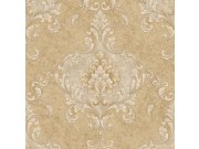 Luxusní zámecká vliesová tapeta na zeď, béžovo-zlatá, Z20138, Casa Chic, Zambaiti Parati