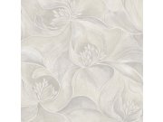 Luxusní vliesová tapeta na zeď, šedá, květiny, Z20128, Casa Chic, Zambaiti Parati