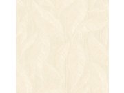 Luxusní vliesová tapeta na zeď, krémová, listy, Z20118, Casa Chic, Zambaiti Parati
