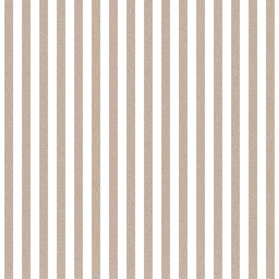 Vliesová tapeta na zeď, hnědá, imitace látky, pruhy, 38437, Top Stripes, Parato by Cristiana Masi - Vliesové tapety