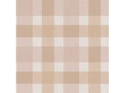 Vliesová tapeta na zeď, béžovo-růžová, imitace látky, 38421, Top Stripes, Parato by Cristiana Masi