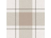 Vliesová tapeta na zeď, šedo-béžová, imitace látky, 38401, Top Stripes, Parato by Cristiana Masi