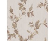 Vliesová tapeta na zeď, šedo-krémová, listy, 35918, Ornamenta, Parato by Cristiana Masi