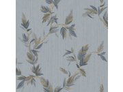 Vliesová tapeta na zeď, modrá, listy, 35916, Ornamenta, Parato by Cristiana Masi