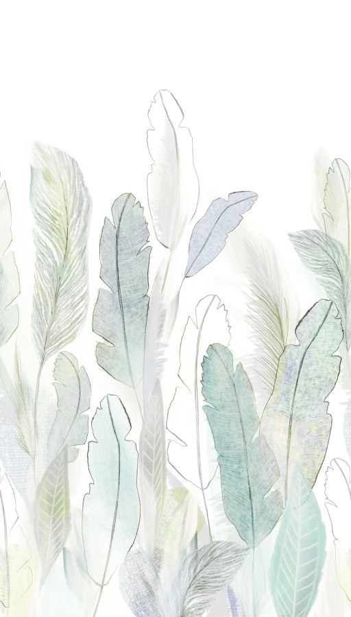 Vliesová fototapeta na zeď, pírka, A73501, One roll, one motif 2, Grandeco - Vliesové tapety