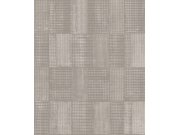 Geometrická vliesová tapeta na zeď, hnědo-šedá, SUM303, Summer, The Texture Book, Khroma by Masureel