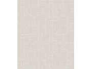 Geometrická vliesová tapeta na zeď, šedo-béžová, ILA401, Aquila, The Texture Book, Khroma by Masureel