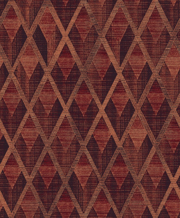 Geometrická vliesová tapeta na zeď, vínovo-bronzová, CAB504, The Texture Book, Masureel - Vliesové tapety