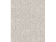 Vliesová tapeta na zeď, šedo-béžová, grafická, TRI104, The Texture Book, Masureel