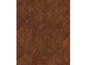 Vliesová tapeta na zeď, hnědá, grafická, TRI103, The Texture Book, Masureel