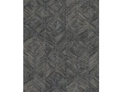 Vliesová tapeta na zeď, šedo-modrá, grafická, TRI101, The Texture Book, Masureel